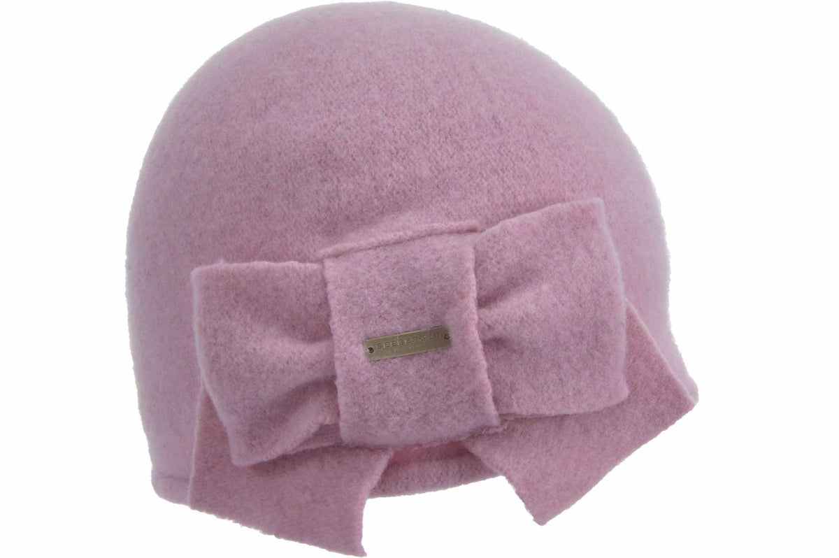 Seeberger Beanie With Bow Lilac