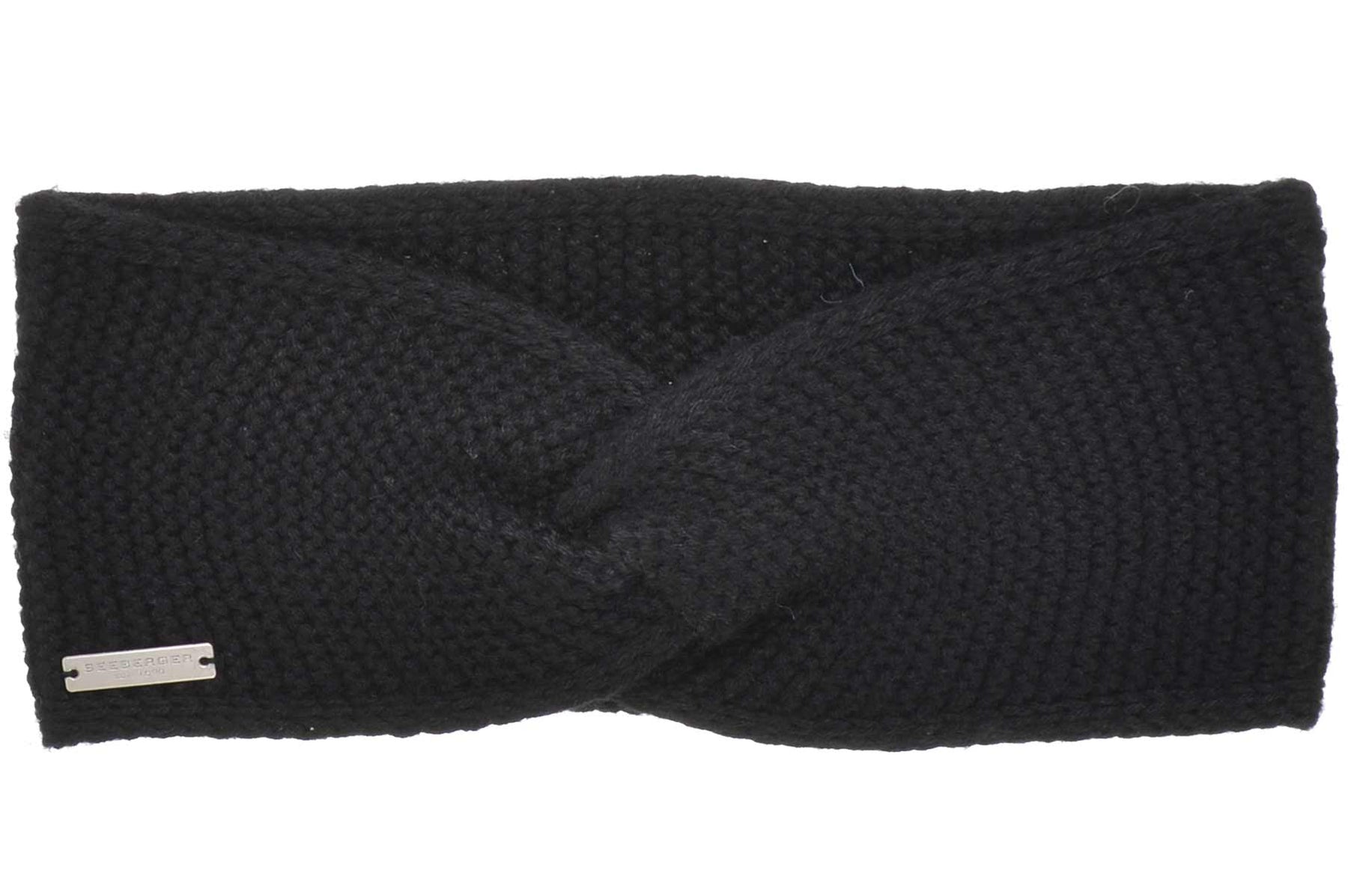 Seeberger Knit headband Black