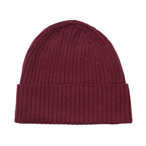 Beanie Merino Wool Burgundy