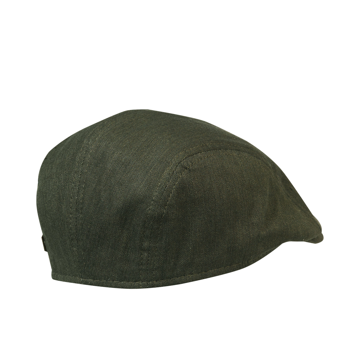 MJM Daffy Linen/Cotton Mix Green Herringbone