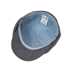 MJM Picasso Virgin Wool Cashmere Mix Anthracite Herringbone