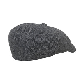 MJM Picasso Virgin Wool Cashmere Mix Anthracite Herringbone