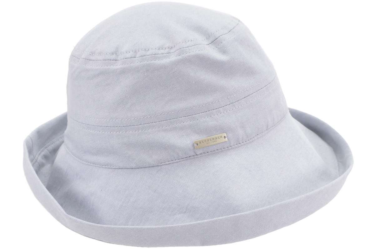 Seeberger Chambray Cloche Smoke Grey