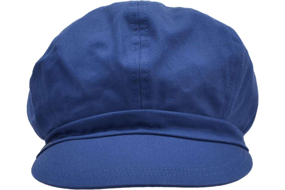 Seeberger Cotton Fabric Balloon Cap Steel Blue