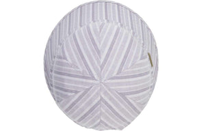 Seeberger Cotton Cap With Stripes Light Blue