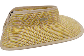 Seeberger Paper Mix Braid Visor Honey/Linen