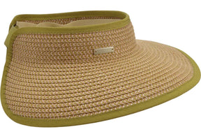 Seeberger Paper Mix Braid Visor Olive