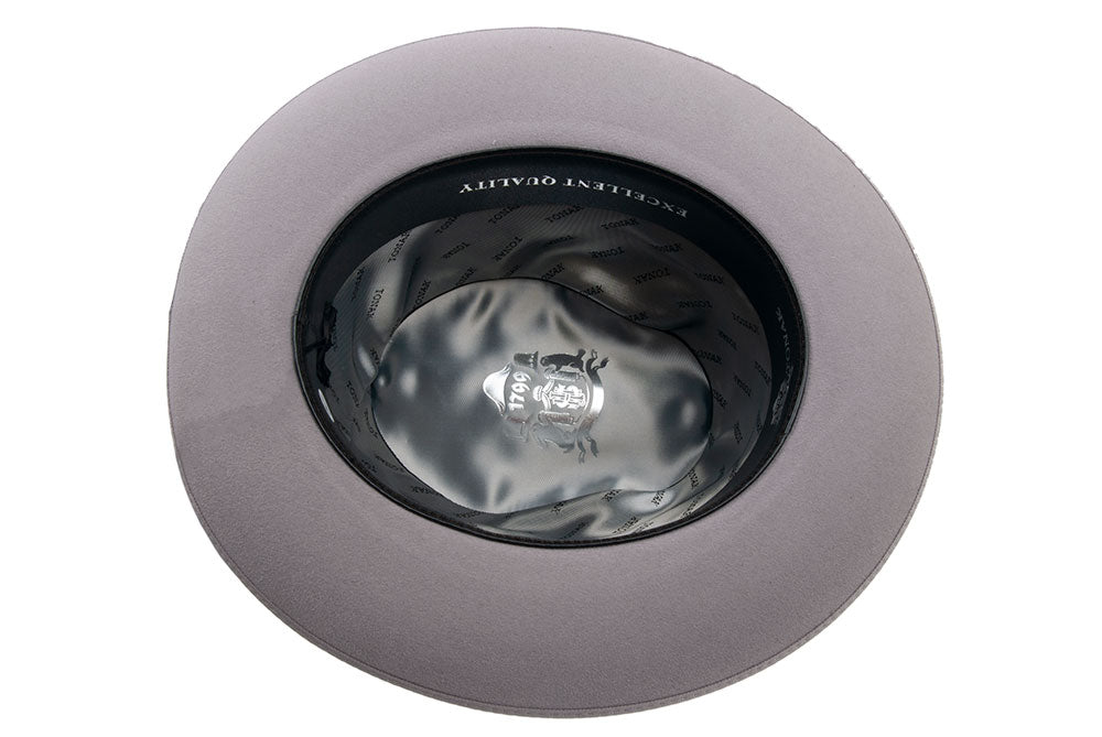 Tonak Luxury Felt Hat Light Grey