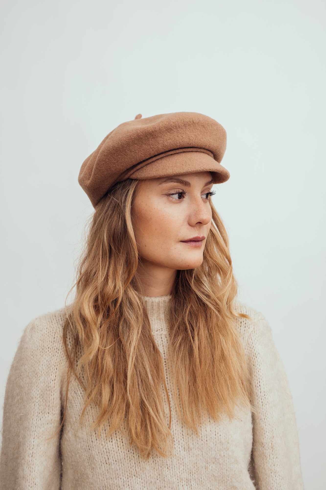 Hat shelf Fanky Beret Cap - Eggplant