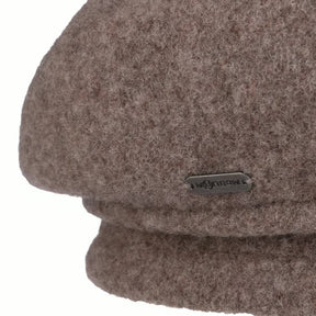 Milled Wool Beret Beige