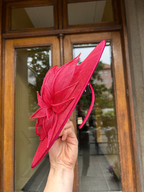 Seeberger Fascinator Ruby Red