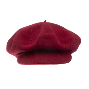 Hatthyllan Fanky Beret Cap Dark Red
