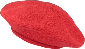 Loevenich Beret Cotton Red