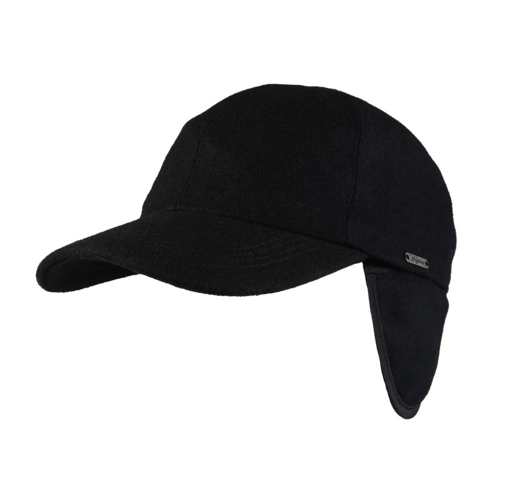 Wigéns Baseball Cap Wool Black
