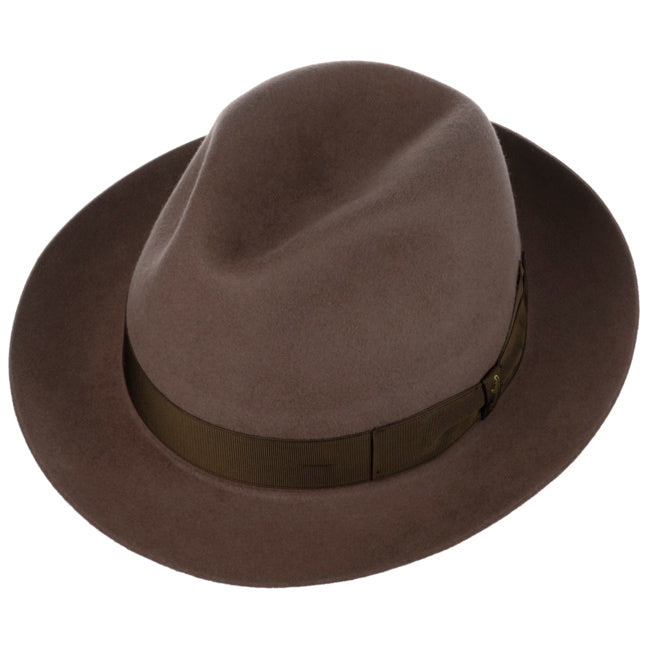 Borsalino Alessandria Fedora Light Brown