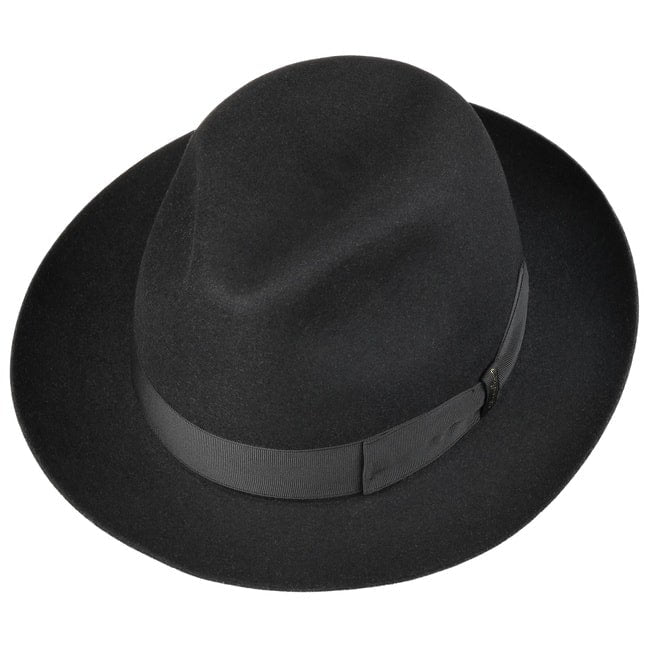 Borsalino Alessandria Fedora Black