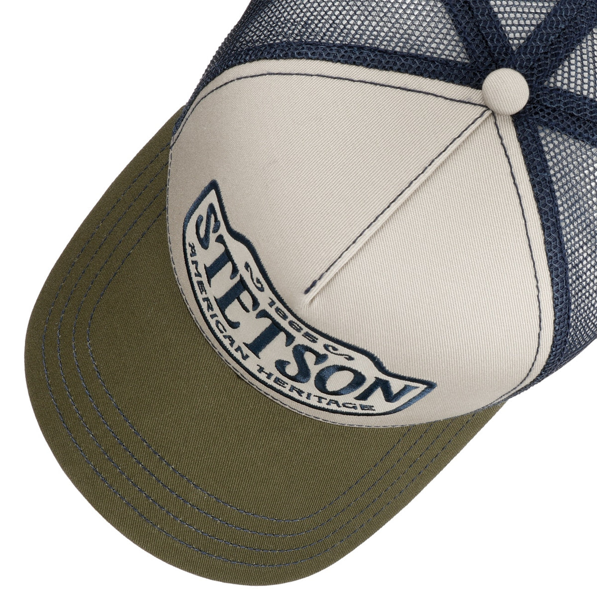 Stetson Trucker Cap 1865 American Heritage Classic Blue/Green