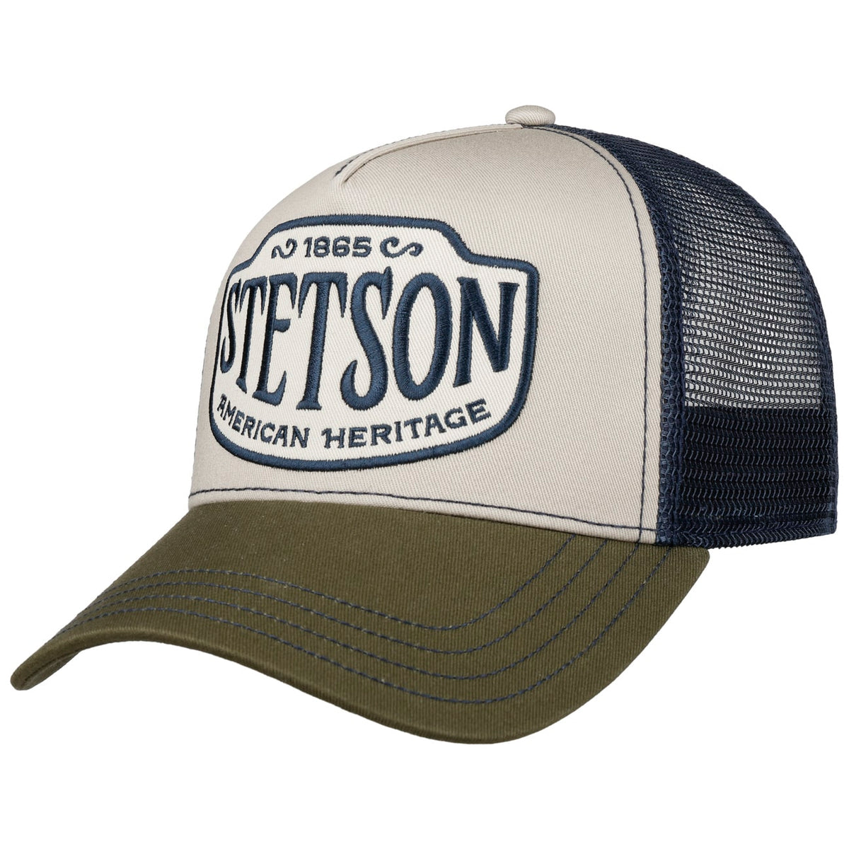 Stetson Trucker Cap 1865 American Heritage Classic Blue/Green