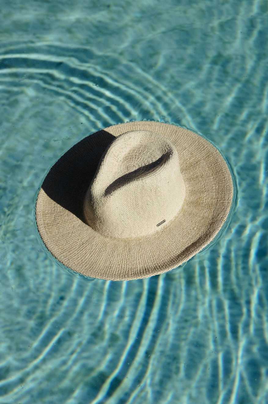 Brixton Pauma Straw Fedora Natur