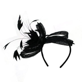 Bronté Laura Fascinator Black