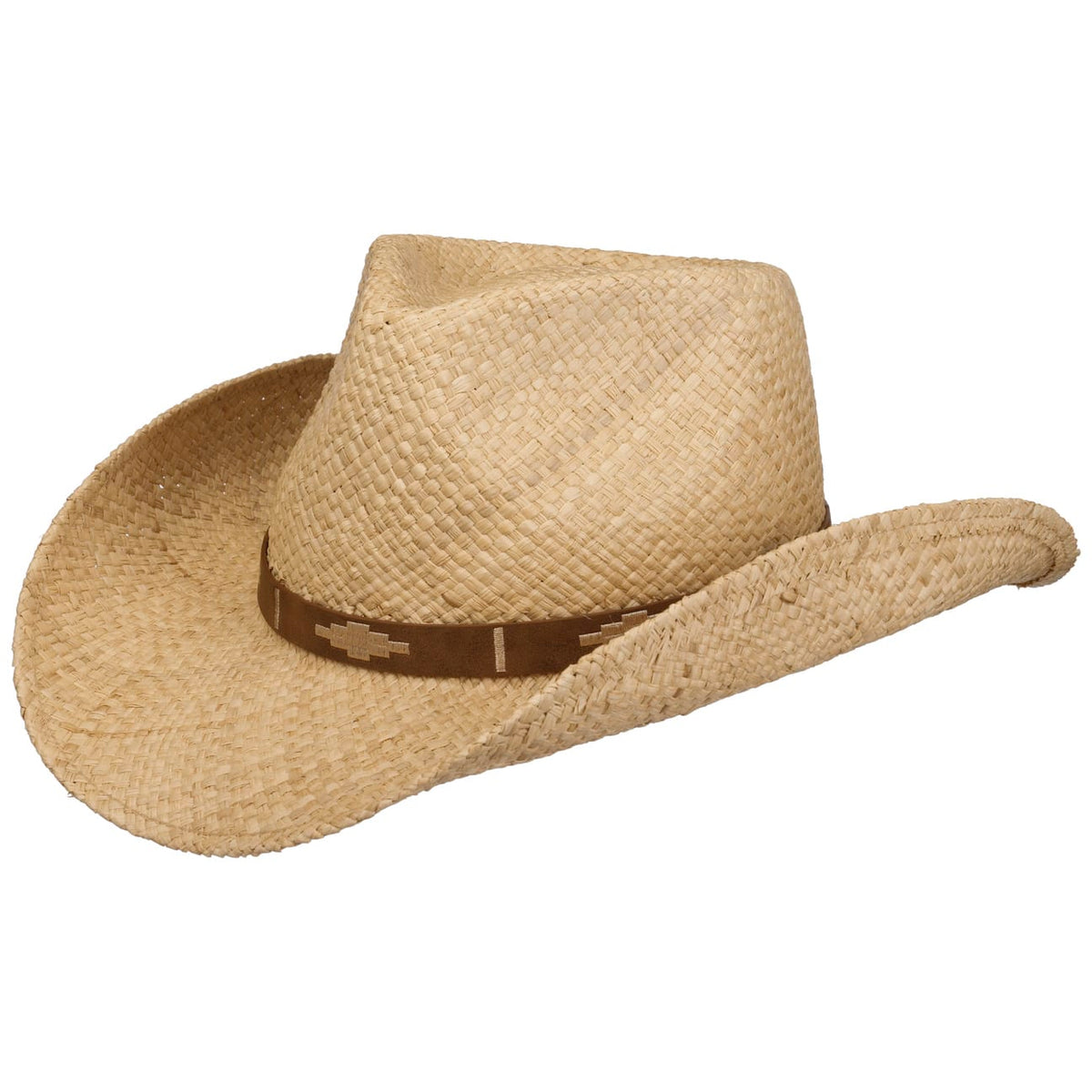 Stetson Western Raffia Hat Natur/Brown