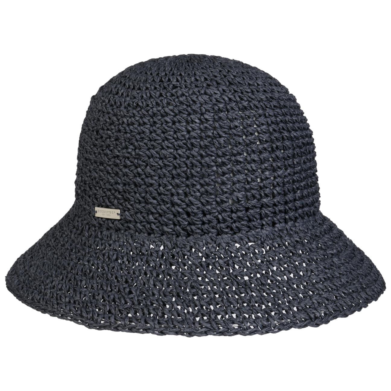 Seeberger Crochet Bucket Hat Swallow Blue