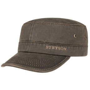Stetson Army Cap CO/PES Brown