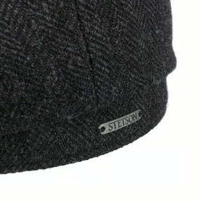 Stetson Hatteras Wool Herringbone Black/Grey