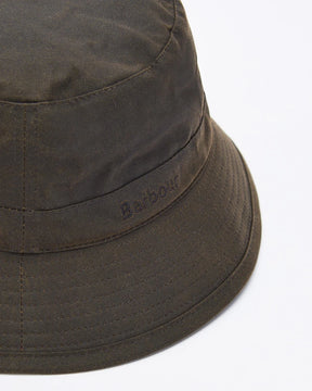 Barbour Wax Bucket Hat Olive