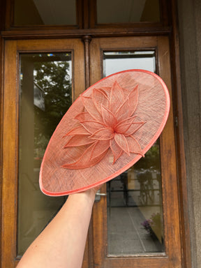 Seeberger Fascinator Coral