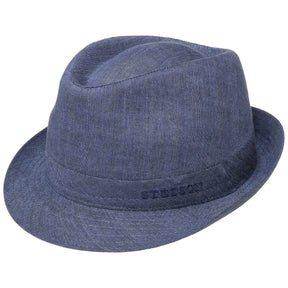 Stetson Trilby Geneva Linen Blue