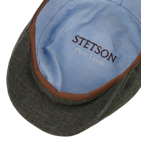 Stetson Ivy Cap Linen Dark Green/Grey