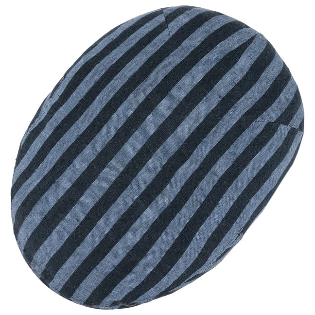 Stetson Kent Bold Linen Stripe Blue