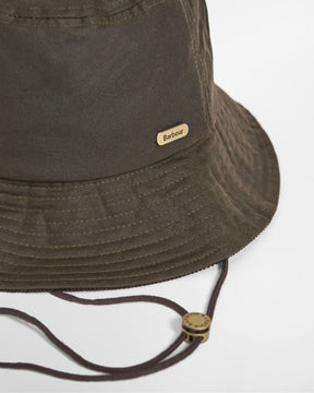 Barbour Delilah Waxed Bucket Hat Olive