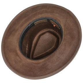 Stetson Western Buffalo Leather Brown