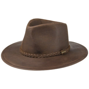 Stetson Western Buffalo Leather Brown