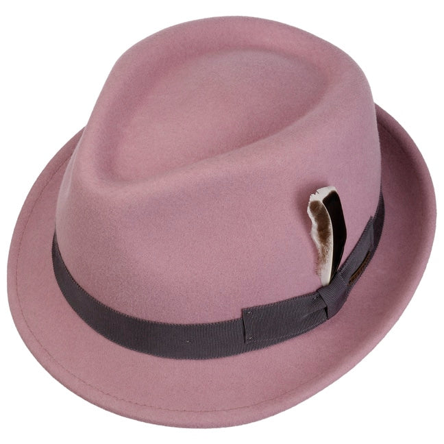 Stetson Levamo Trilby Woolfelt Light Pink