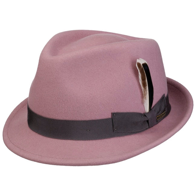 Stetson Levamo Trilby Woolfelt Light Pink