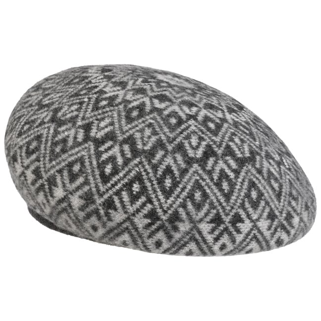 Seeberger Lucona Wool Beret Grey