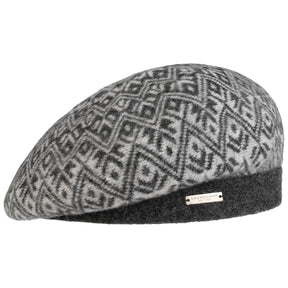Seeberger Lucona Wool Beret Grey