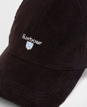 Barbour Preston Cord Cap Brown