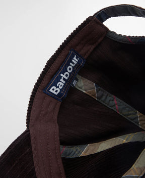 Barbour Preston Cord Cap Brown