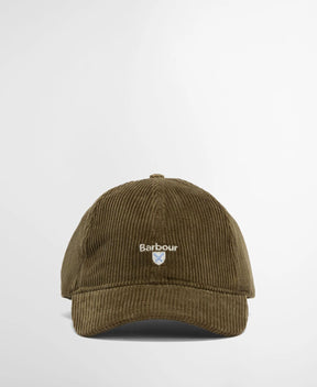 Barbour Preston Cord Cap Green