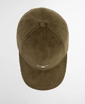 Barbour Preston Cord Cap Green