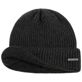 Stetson Beanie Parkman Merino Wool Grey
