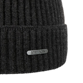 Stetson Beanie Parkman Merino Wool Grey