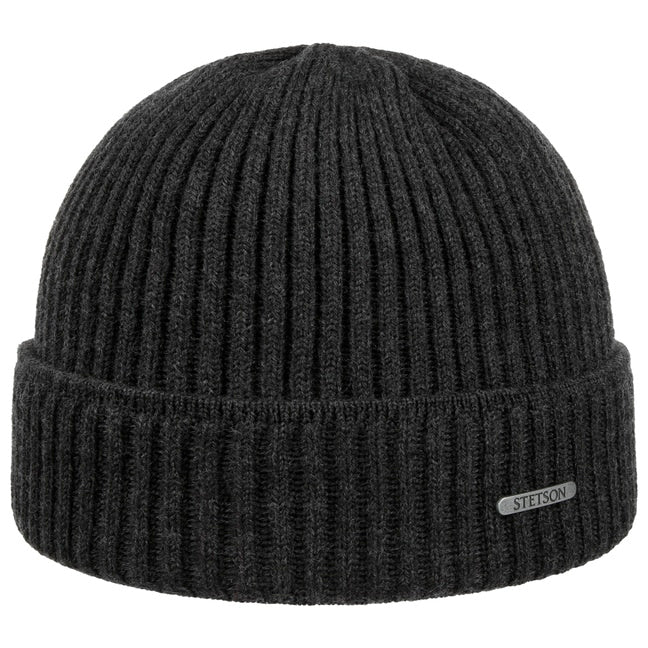 Stetson Beanie Parkman Merino Wool Grey
