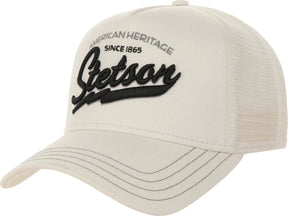 Stetson Trucker Cap American Heritage White