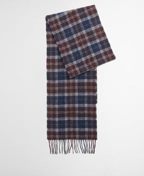 Barbour Tartan Lambswool Scarf Midnight