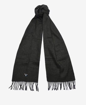 Barbour Plain Lambswool Plain Scarf Olive